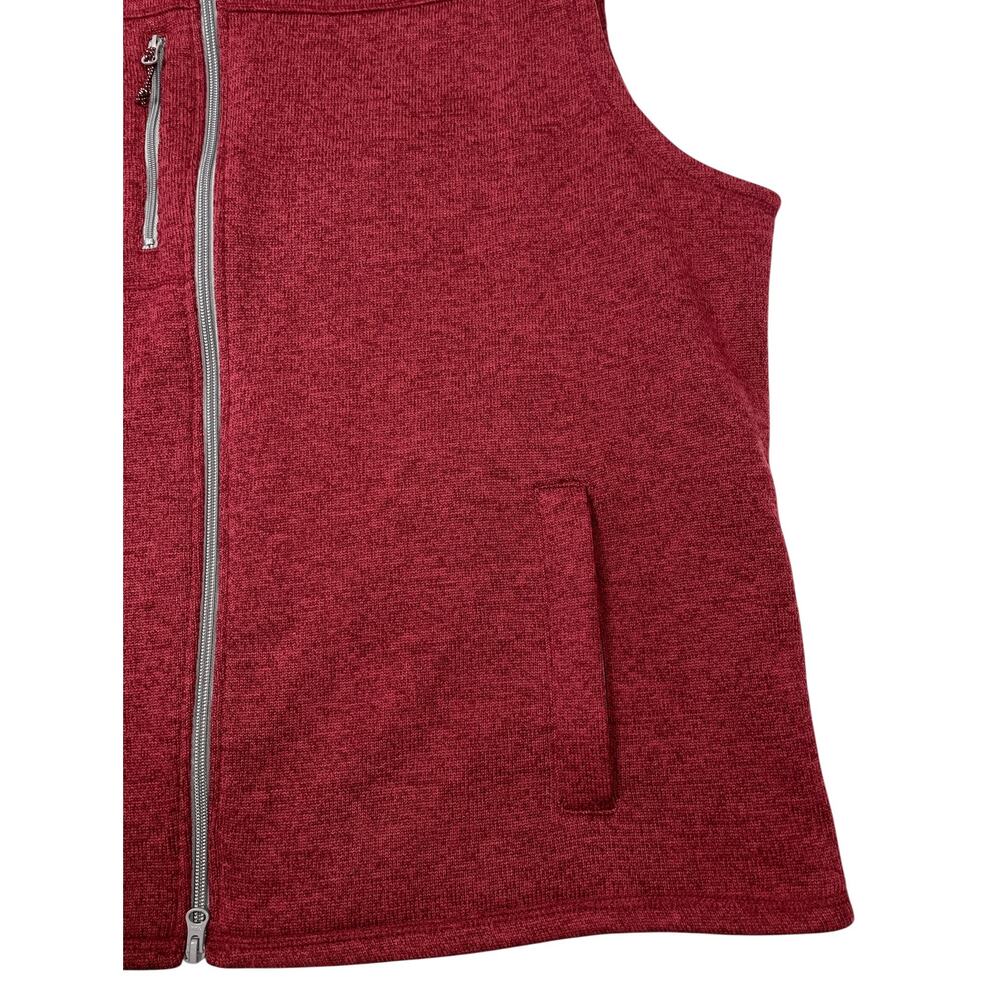 Johnnie-O Men's Wes Full Zip Vest Malibu Red XXL Outdoors Gorpcore - Picture 5 of 13